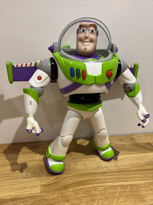 Disney Store Buzz Lightyear Action Figure Toy Story Bonnie on foot 12"