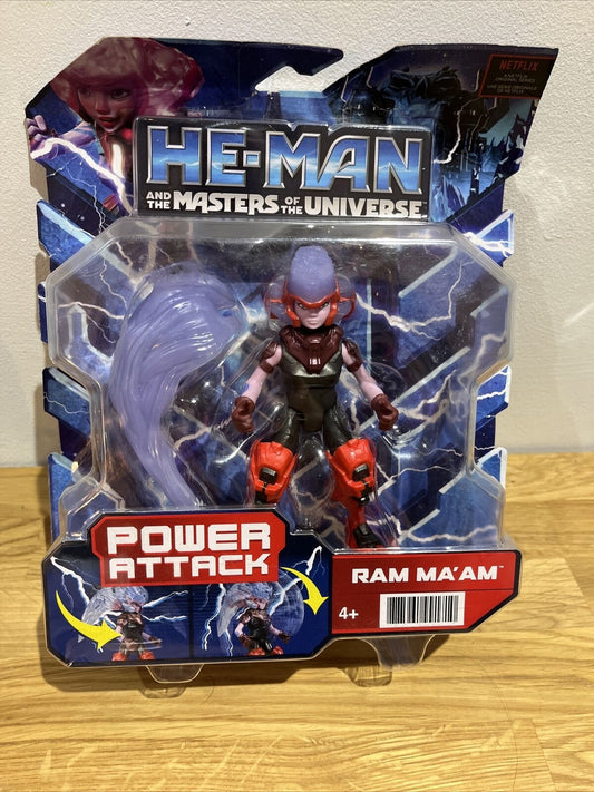 He-Man and the Masters of the Universe Power Attack Ram Ma'am. New Mattel 2021